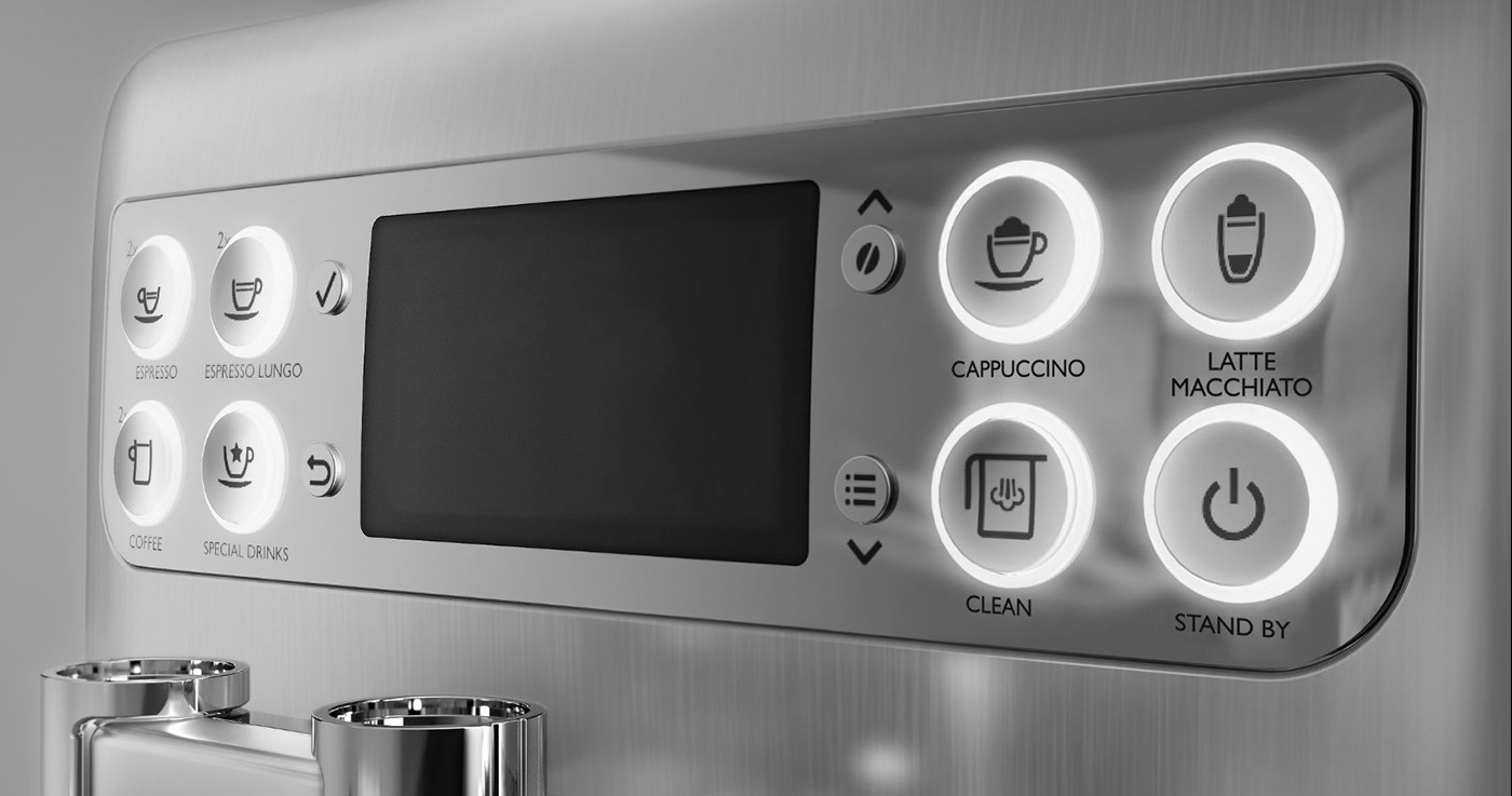 Coffee machine interface