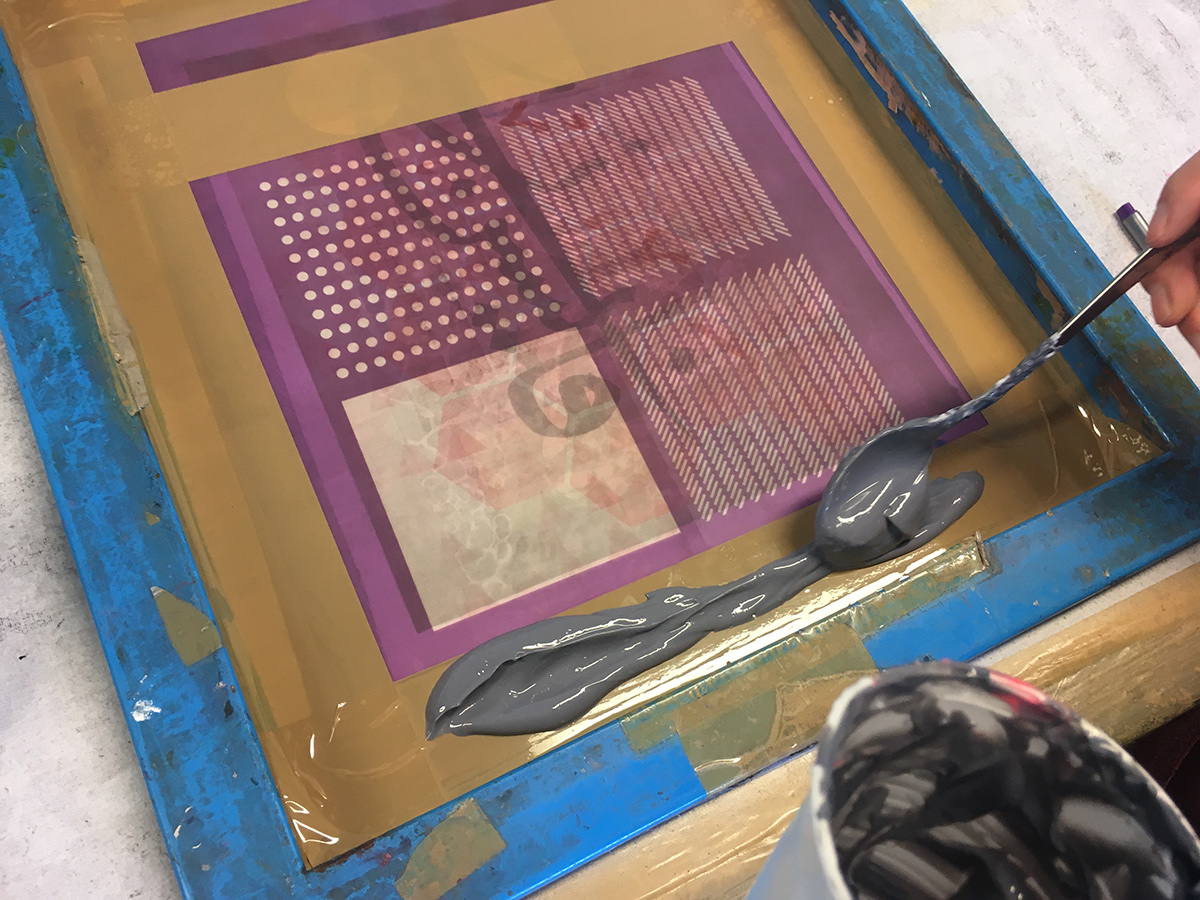 Thermochromic print sample 4