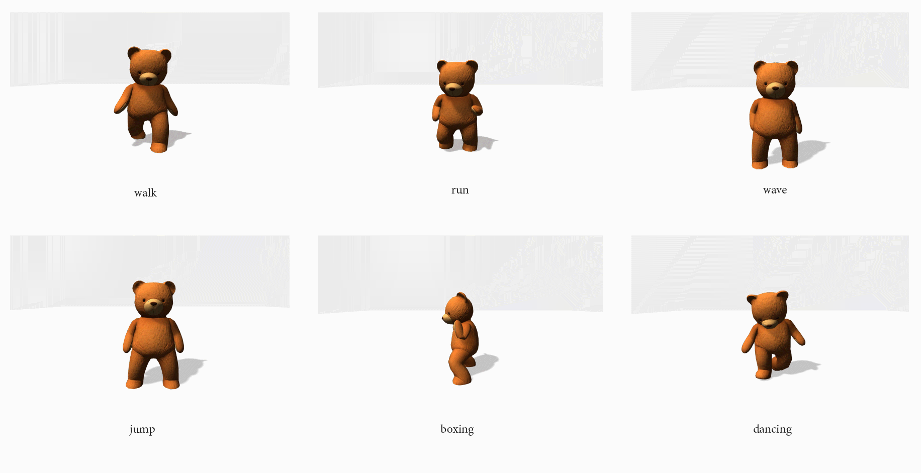 Bear motion examples