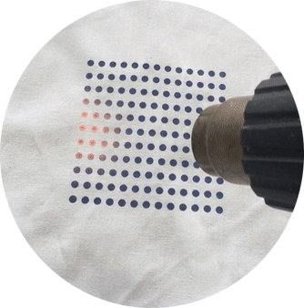 Thermochromic print demonstration